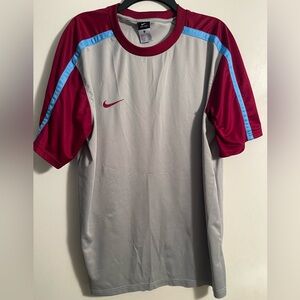 Nike Dri Fit  Jersey XL Silver Color Sleeves